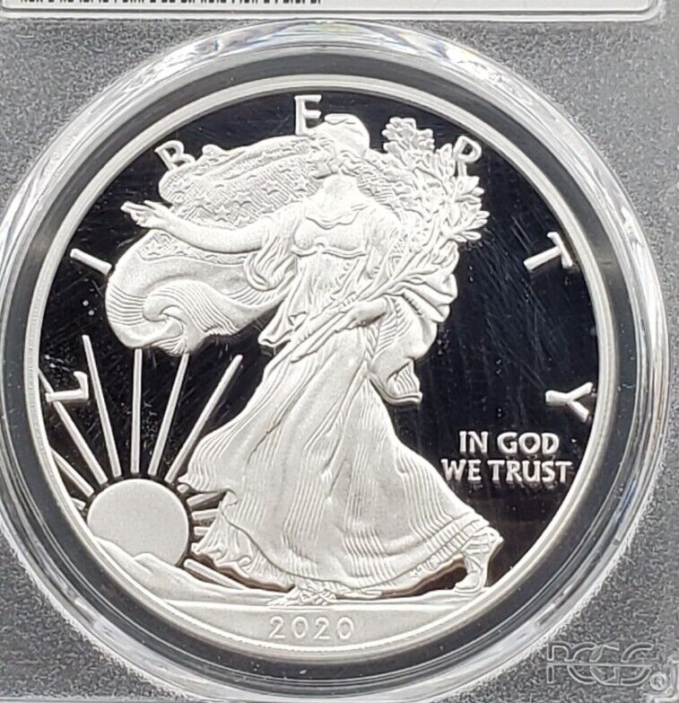 2020 W 1 OZ American Silver 1oz .999 Eagle PCGS PR70 DCAM Early Issue