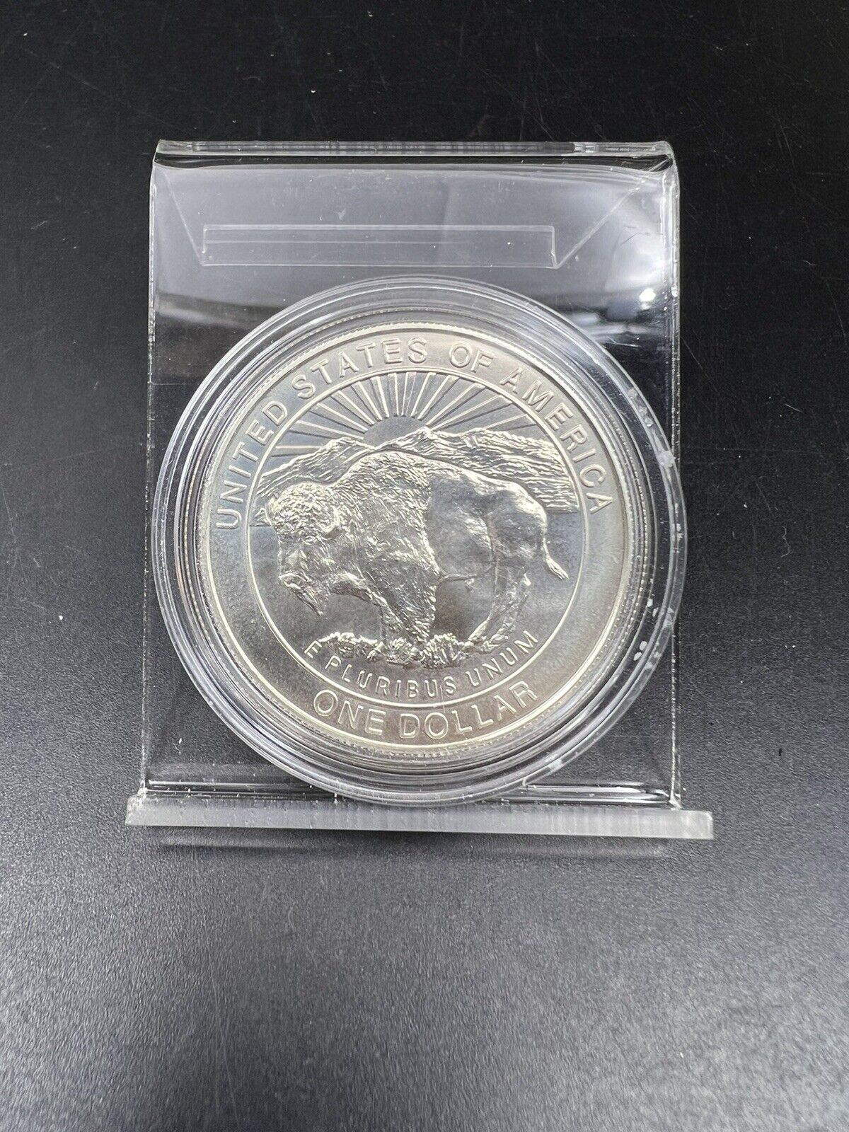 1999 P $1 Yellowstone National Park Silver Commemorative Dollar Coin GEM BU