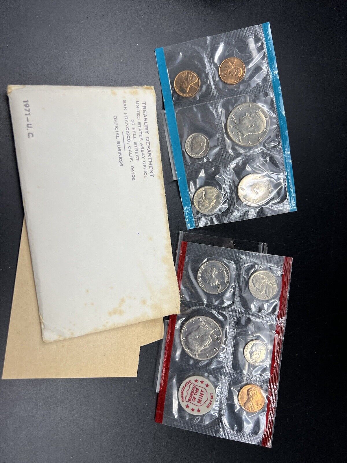 1971 P & D Mint Set BU Unc CLAD Coins United States US Mint OGP