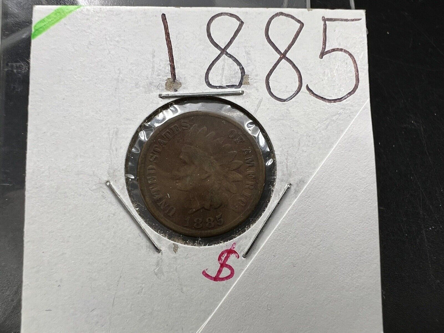 1885 P 1c Indian Cent Penny Nice Coin Choice G Good Circ