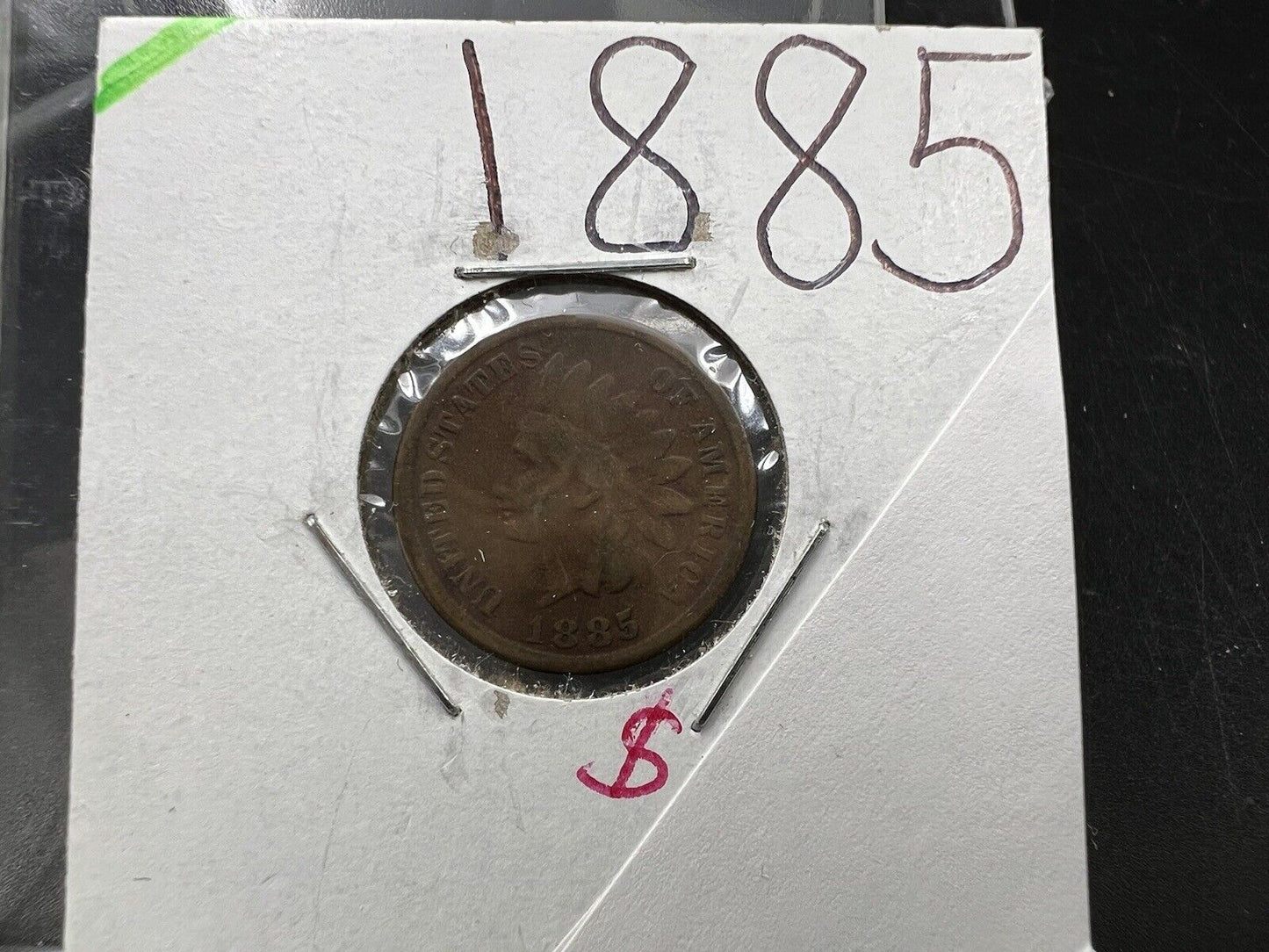 1885 P 1c Indian Cent Penny Nice Coin Choice G Good Circ