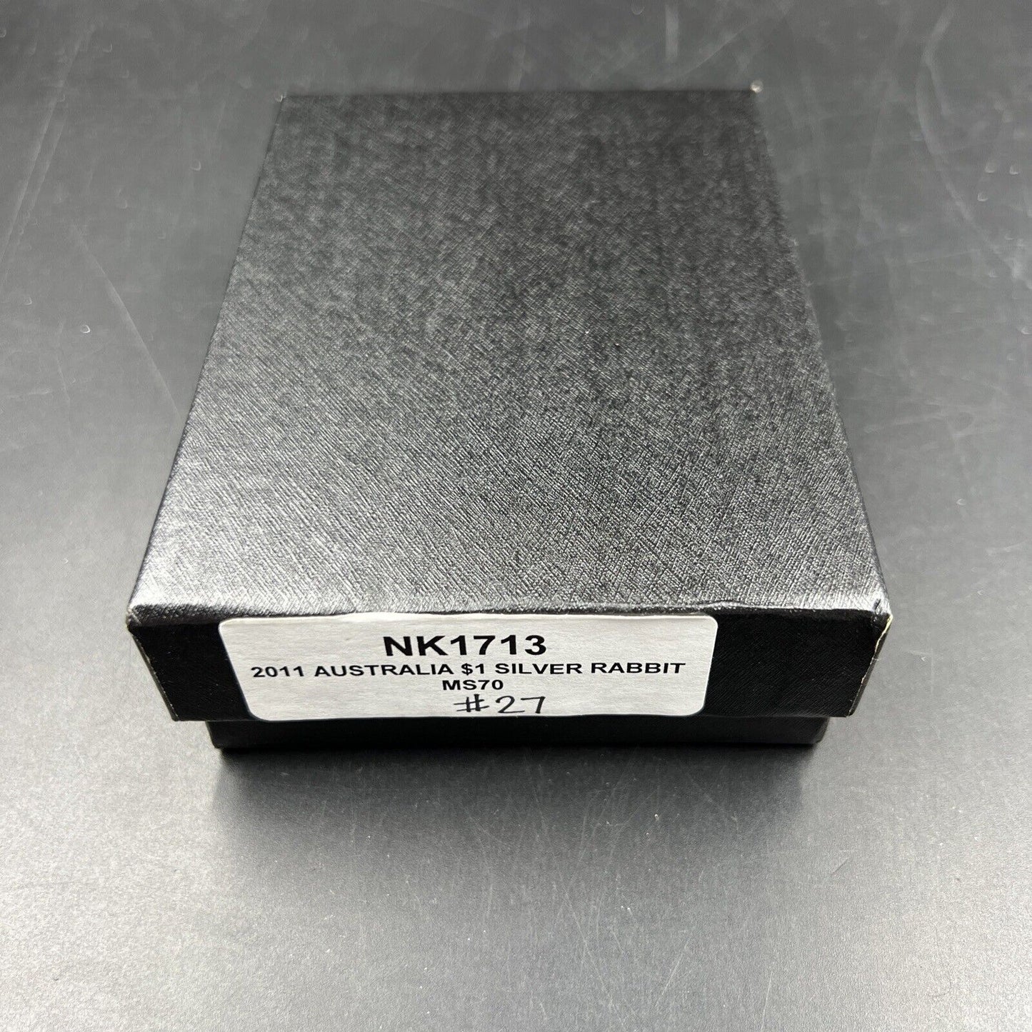 2011 1 oz Silver Australia Rabbit $1 Coin .999 ANACS MS70 DCAM in Display Box #7