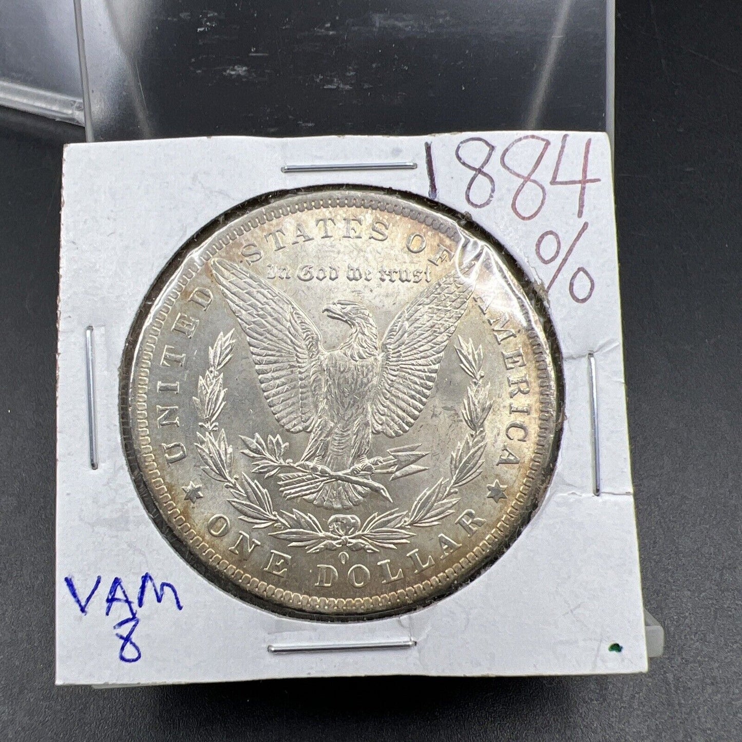 1884 O Morgan Dollar Coin O/O Vam 8 OMM Overlap Reeding Die Chips CH BU Variety