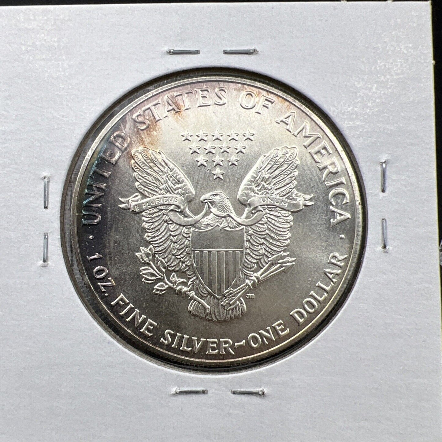 1992 1 OZ American Silver Eagle GEM BU Uncirculated .999 Neat Toning Toner ASE