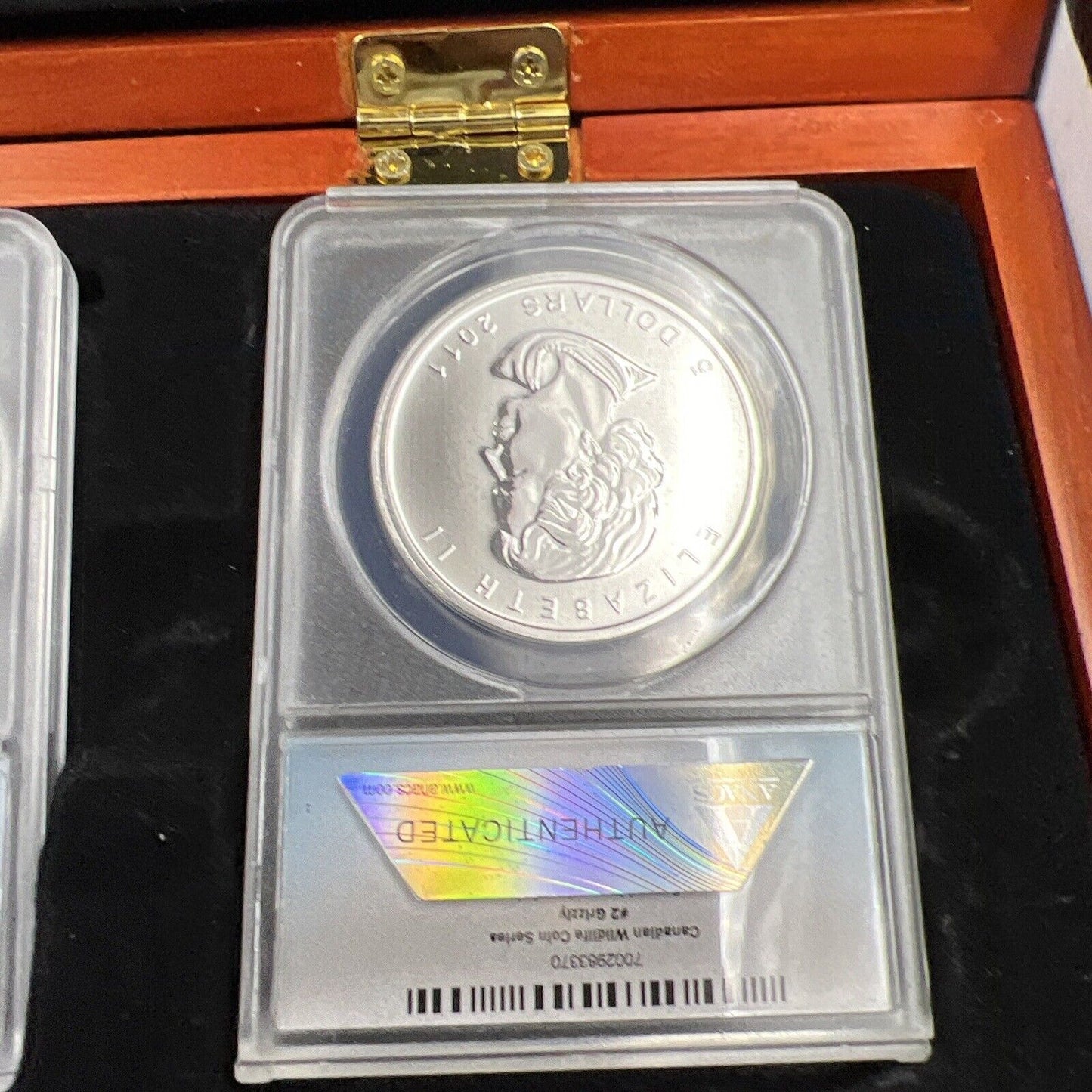 4 Coin 2011 2012 Canadian WildLife 1 Oz Silver Coin Set ANACS MS69 in Display Bo