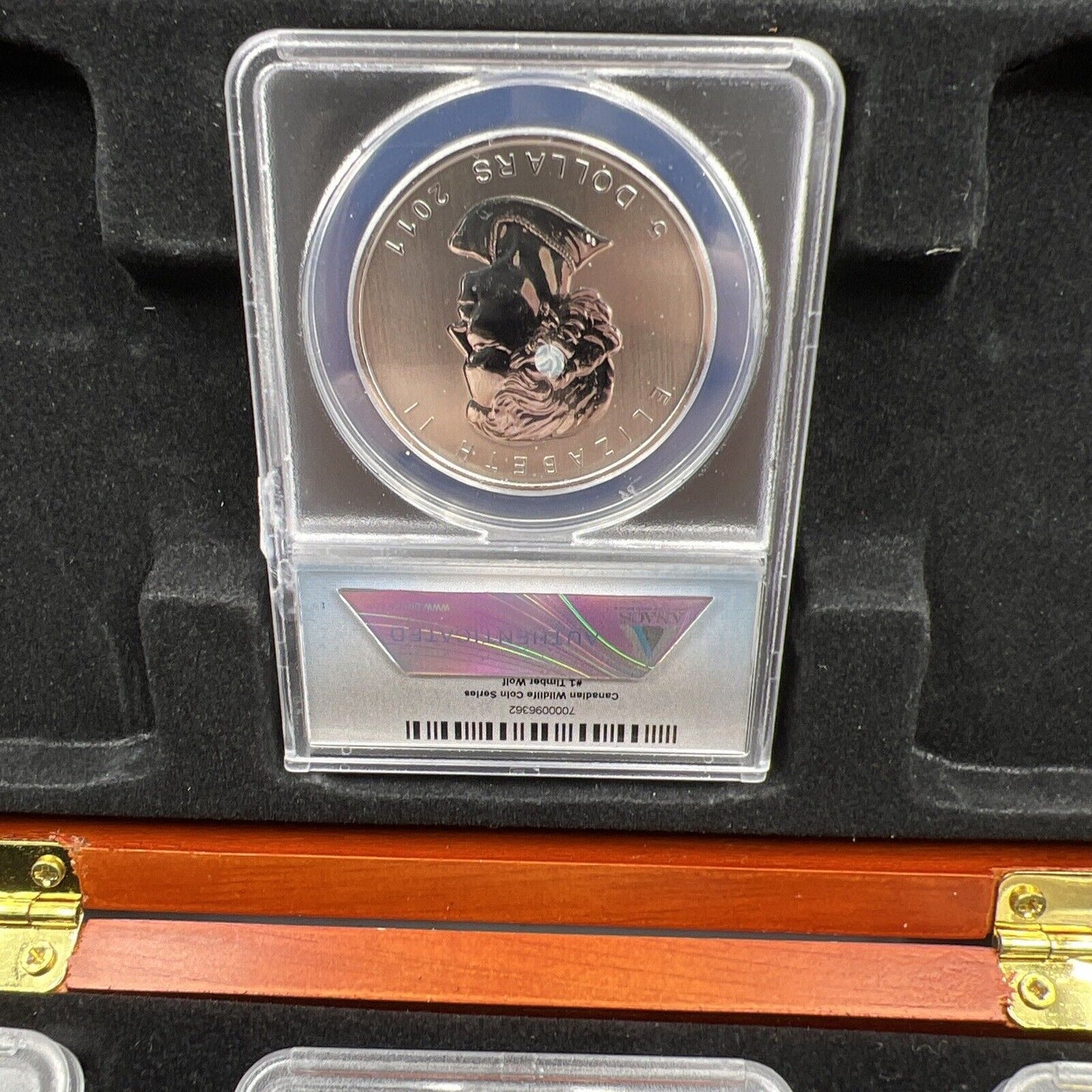 4 Coin 2011 2012 Canadian WildLife 1 Oz Silver Coin Set ANACS MS69 in Display Bo