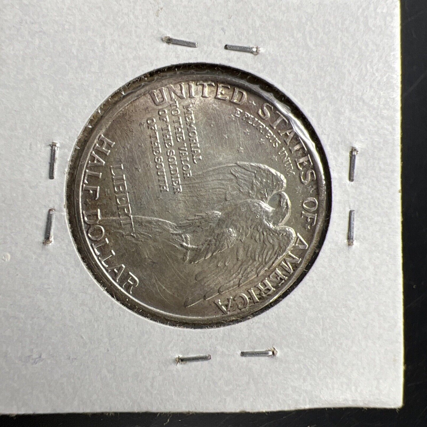 1925 Stone Mountain Classic Commem Silver Half Dollar UNC Toned Obverse