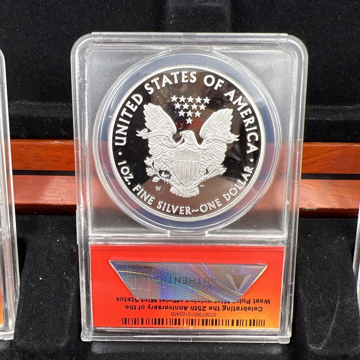 2013 3 Coin ASE 1 oz American Silver Eagle Set ANACS MS70 MS & Proof PR70 w/ box