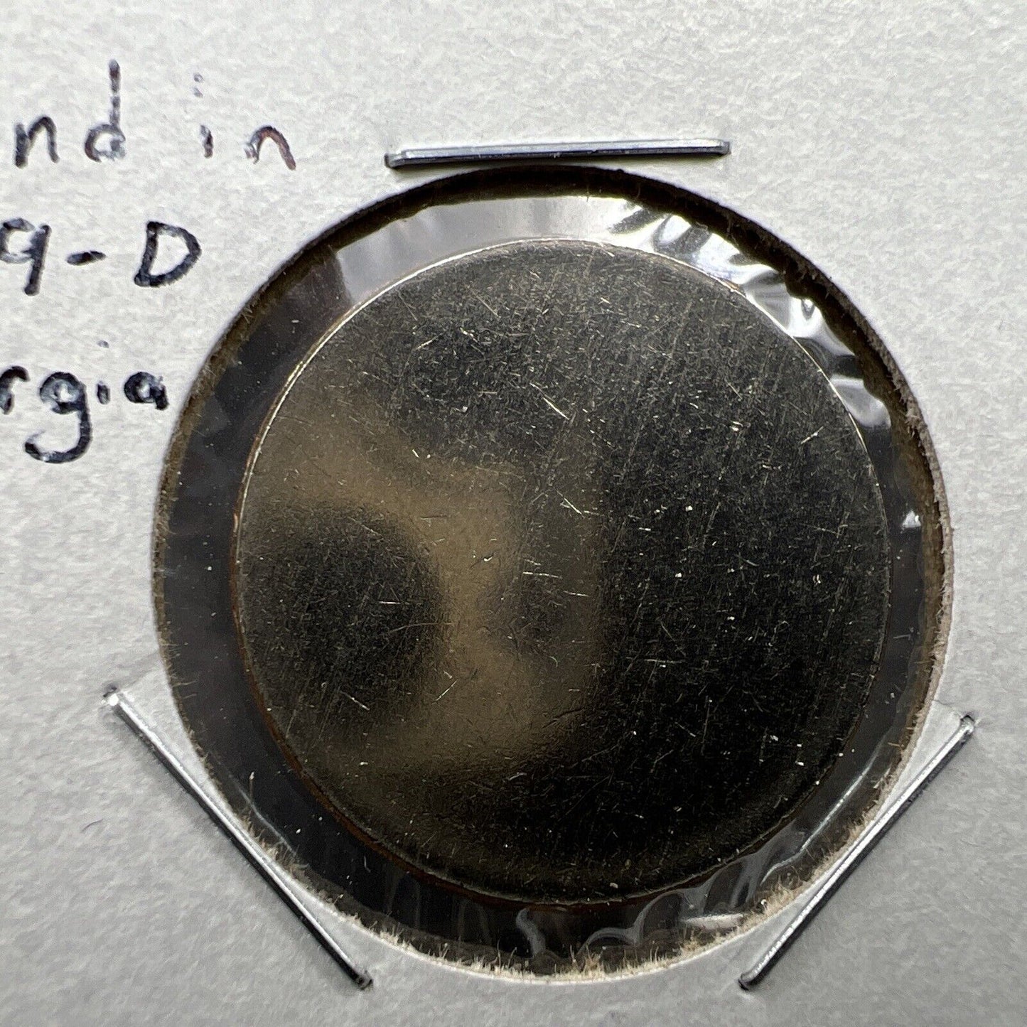 Clad GA State Statehood Quarter Blank Planchet Error Coin CH UNC