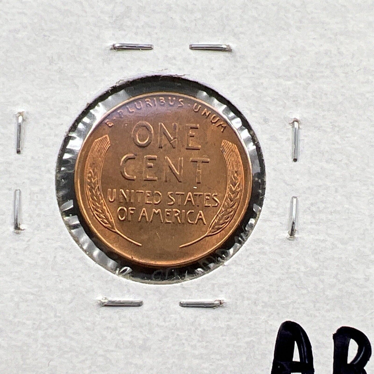 1955 P 1c Lincoln Wheat Cent Penny Coin Poor Man Strike Double Die BU RB #AB