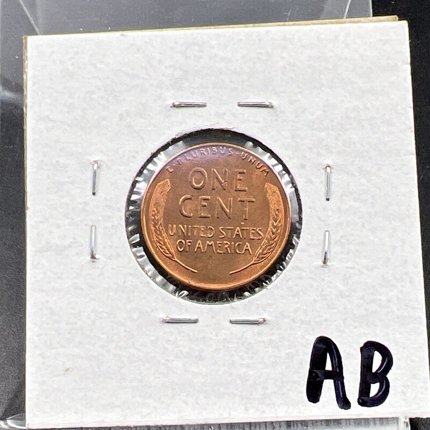 1955 P 1c Lincoln Wheat Cent Penny Coin Poor Man Strike Double Die BU RB #AB