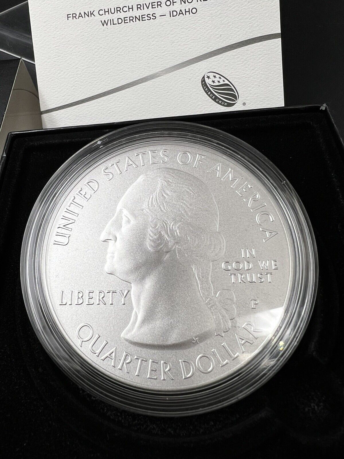 2019 P Frank Church ATB 5 oz Silver Coin OGP COA America The Beautiful Burnished