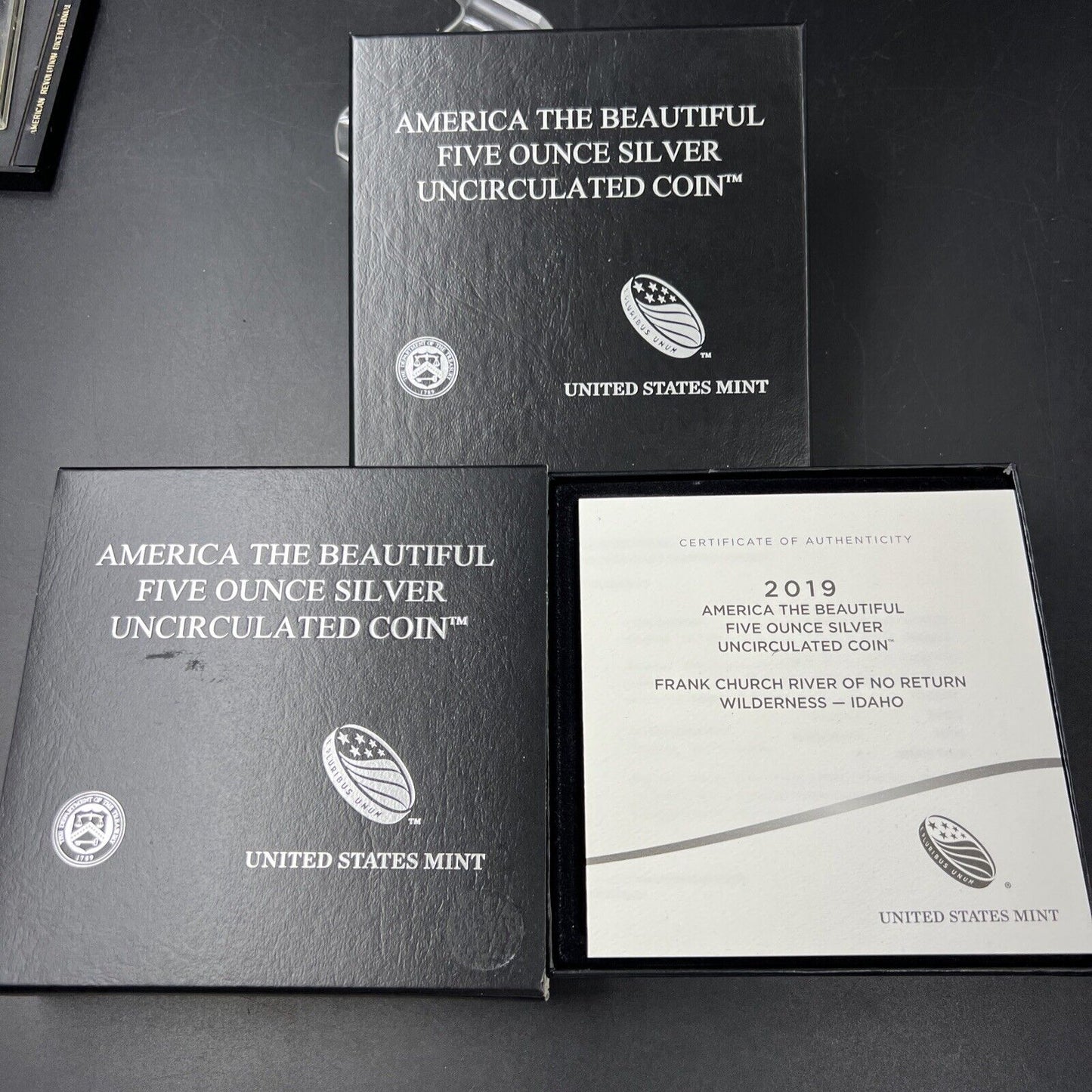 2019 P Frank Church ATB 5 oz Silver Coin OGP COA America The Beautiful Burnished