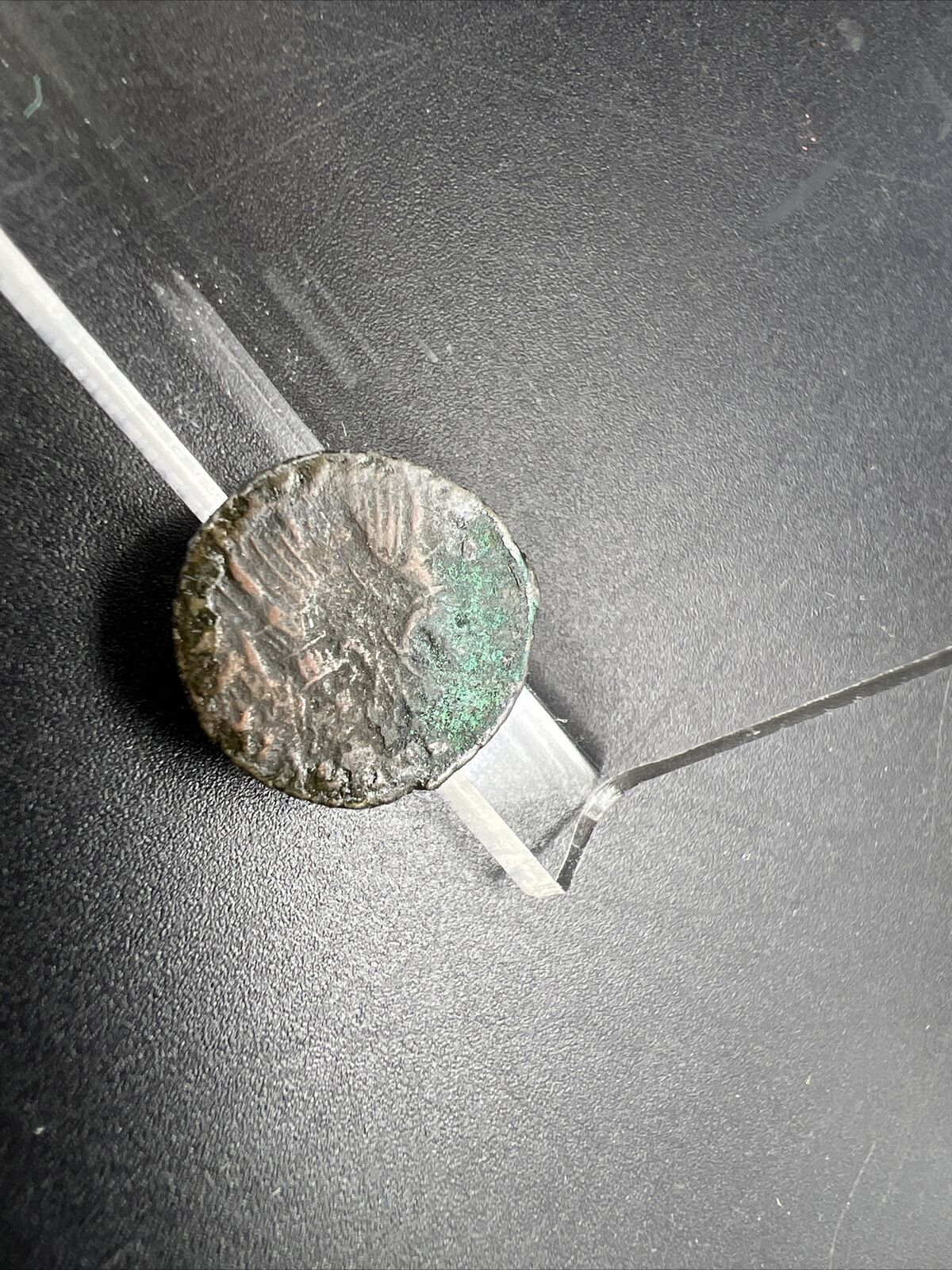 Ancient Roman Bronze Coin Circulated condition uncleaned - SKU #B12723B