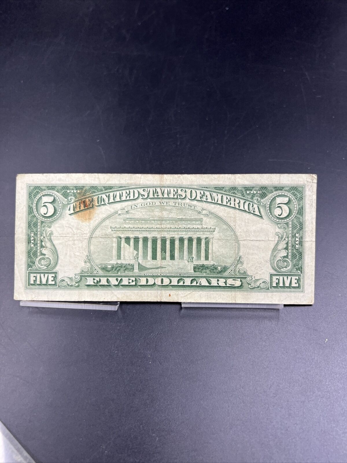 1963 * Star Note $5 Five Dollar United States Red Seal Circ VG Very Good