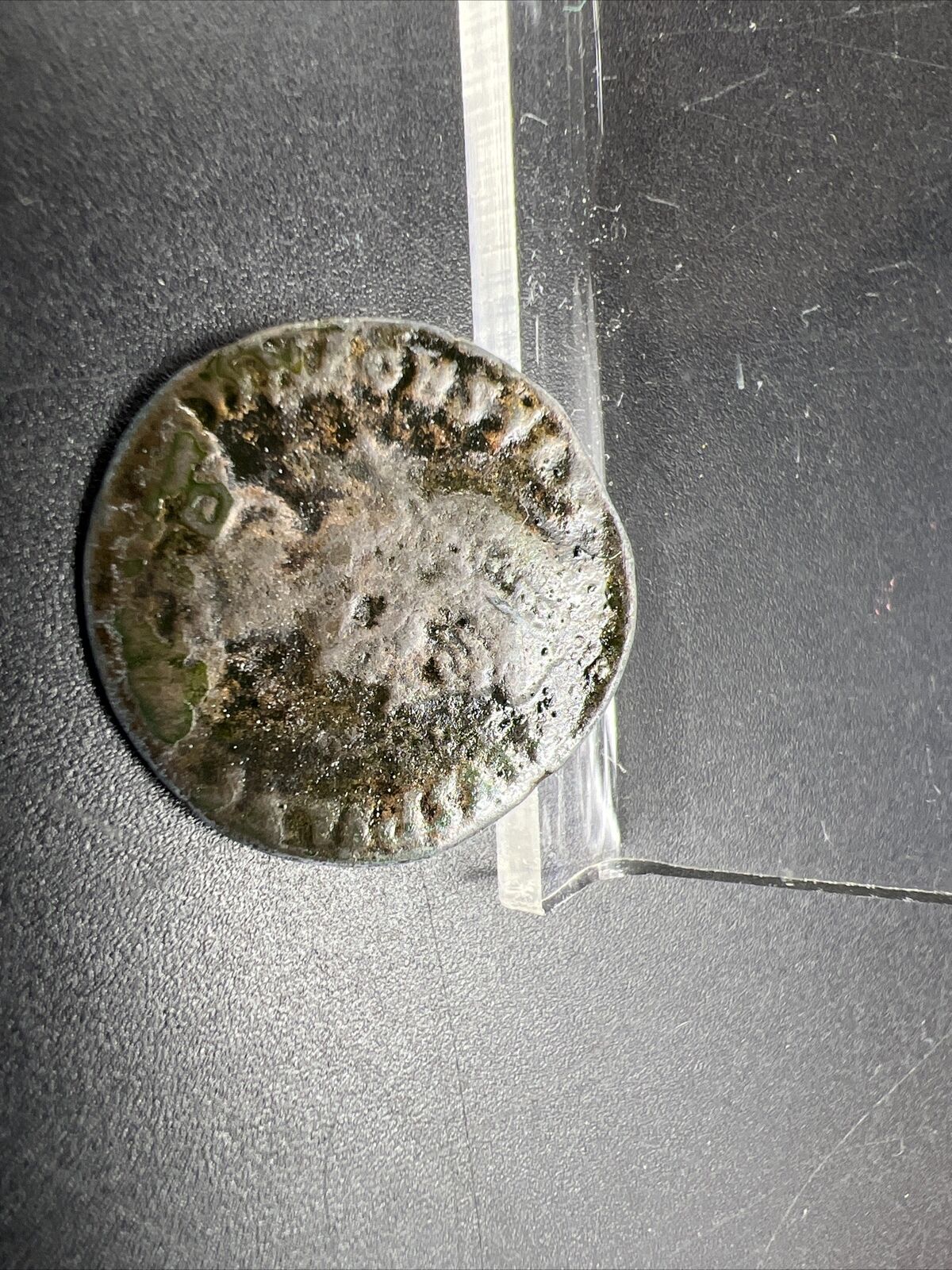 Ancient Roman Bronze Coin Circulated condition uncleaned - SKU #12723E