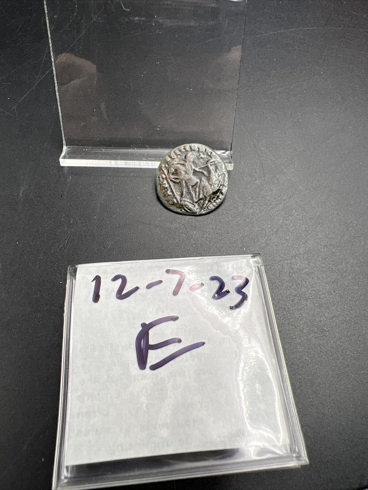 Ancient Roman Bronze Coin Circulated condition uncleaned - SKU #12723E