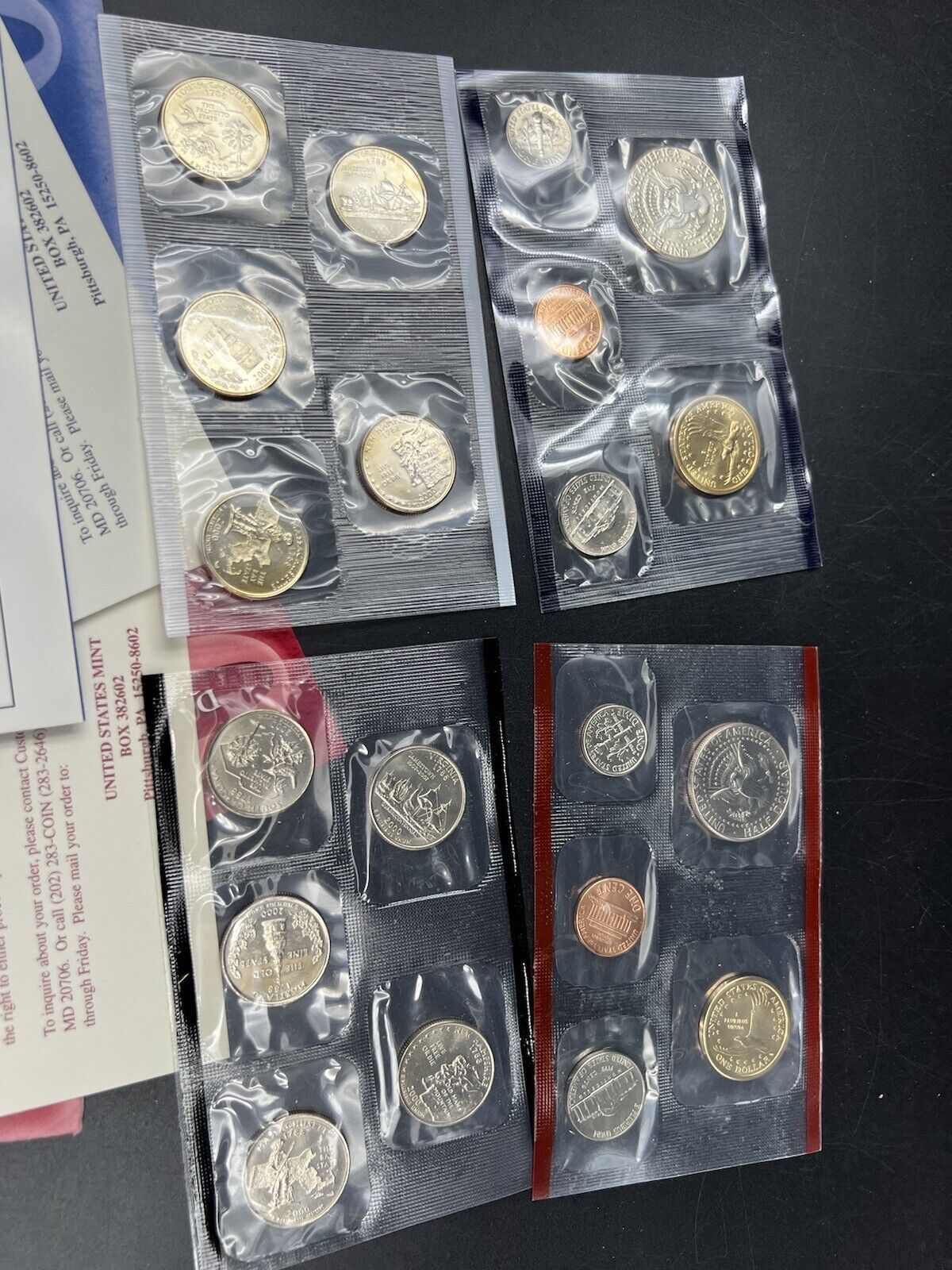 2000 P & D Mint Set BU Unc Coins United States US Mint OGP
