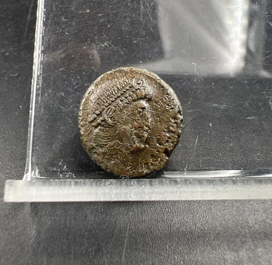 Ancient Roman Bronze Coin Circulated condition uncleaned - SKU #AC121523AC