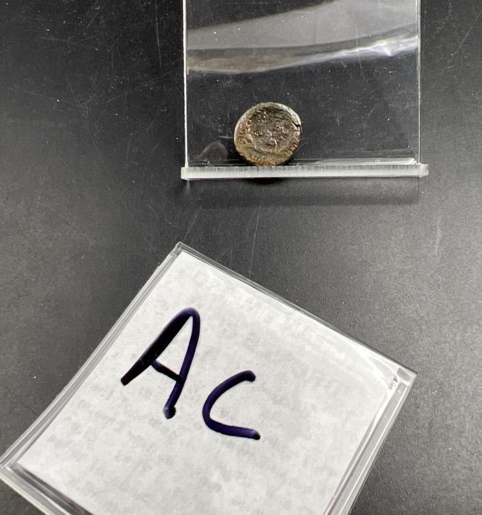 Ancient Roman Bronze Coin Circulated condition uncleaned - SKU #AC121523AC