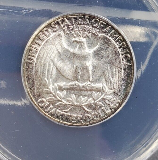 1960 P Washington Quarter 25c ANACS MS66 Type B Proof die Reverse FS-901 Variety