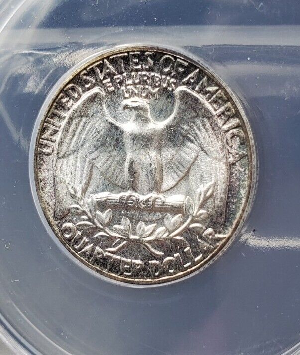 1960 P Washington Quarter 25c ANACS MS66 Type B Proof die Reverse FS-901 Variety