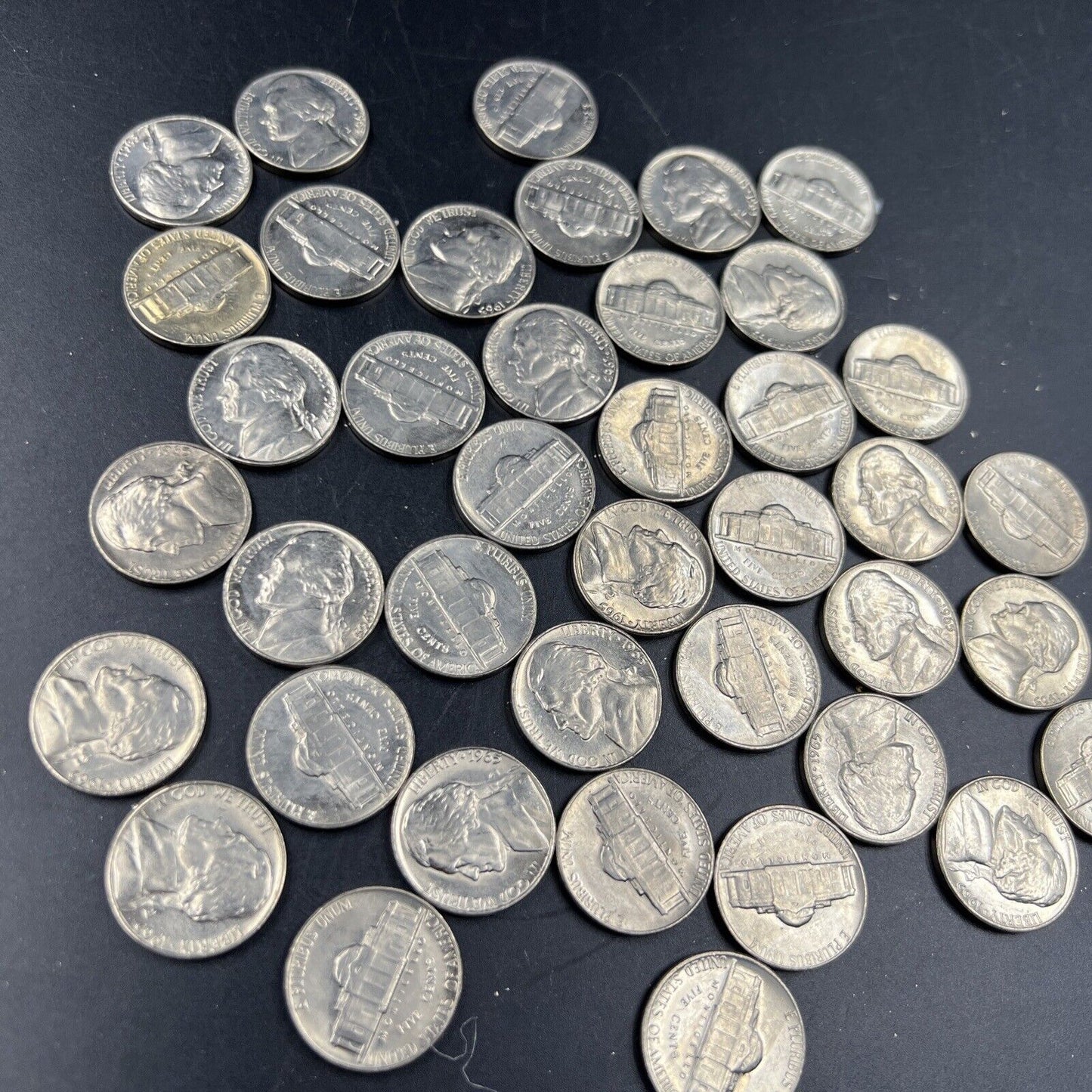 40 Coin BU roll 1965 5c Jefferson Nickel CH Uncirculated - Exact Coins Pictured