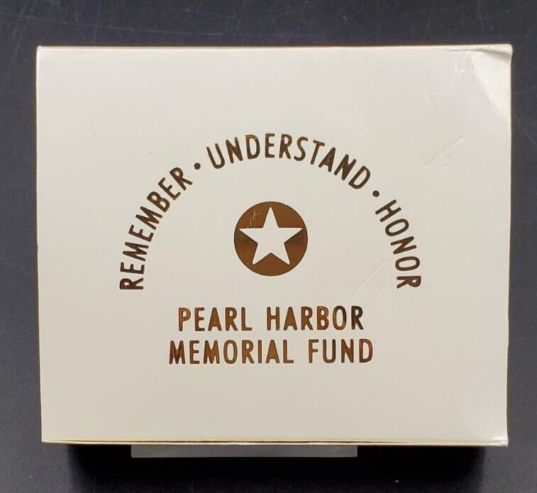 Pearl Harbor Memorial Fund 75th Anniversary Medal With Original Case & C.O.A.