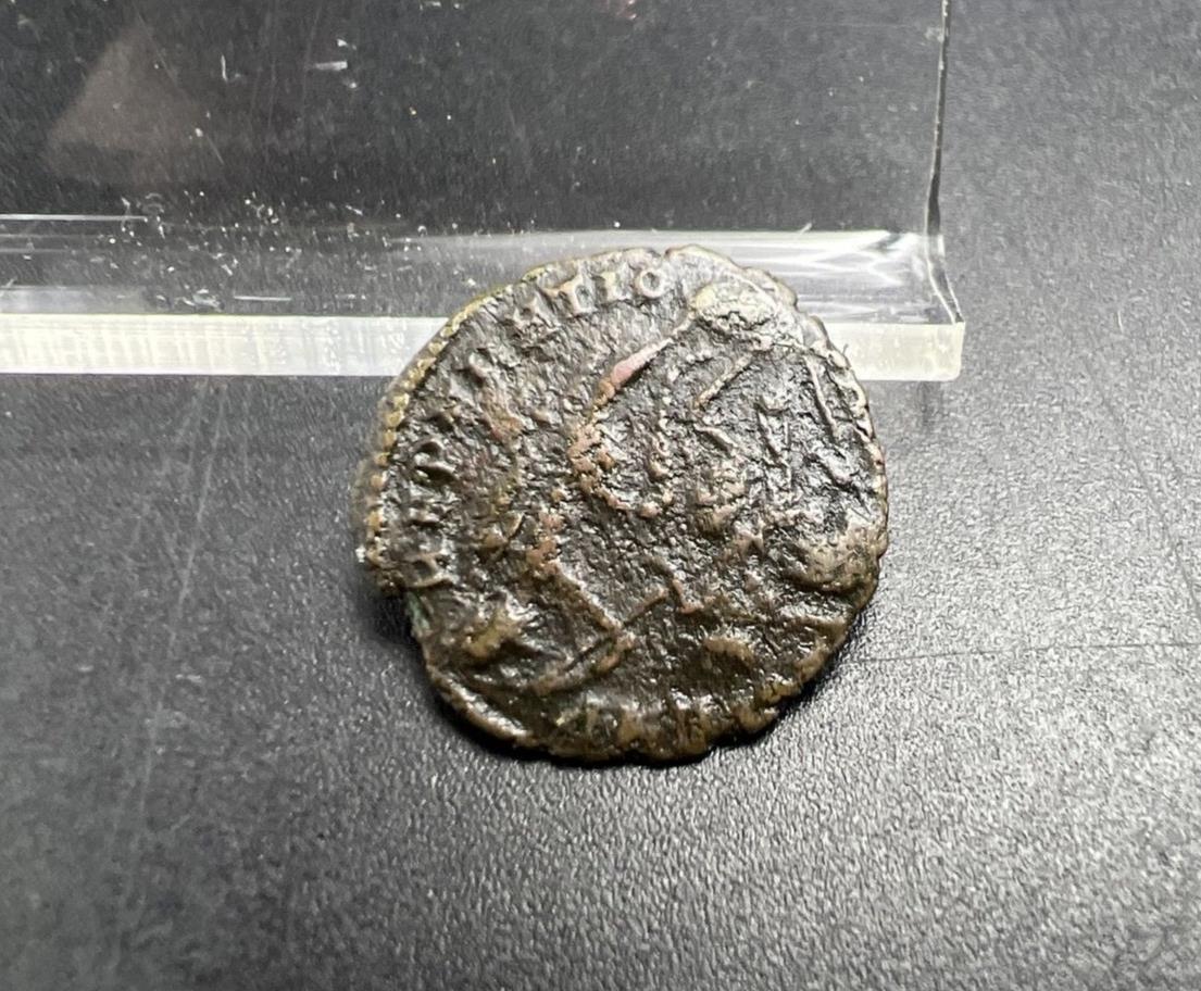 Ancient Roman Bronze Coin Circulated condition uncleaned - SKU #12723F