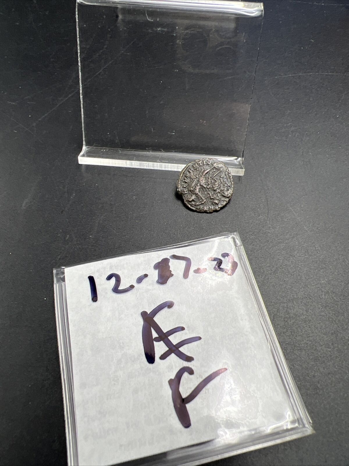 Ancient Roman Bronze Coin Circulated condition uncleaned - SKU #12723F