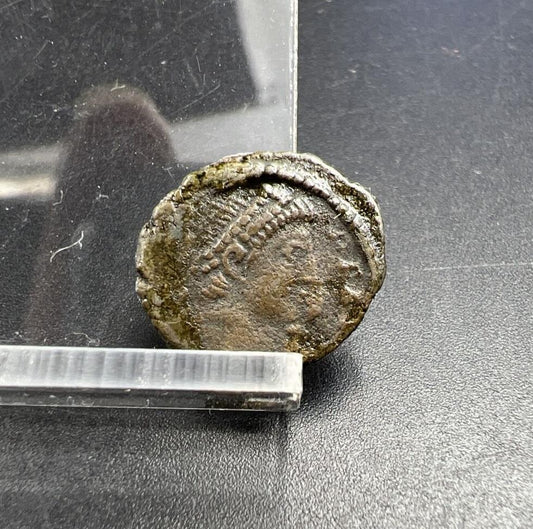 Ancient Roman Bronze Coin Circulated condition uncleaned - SKU #A12723A