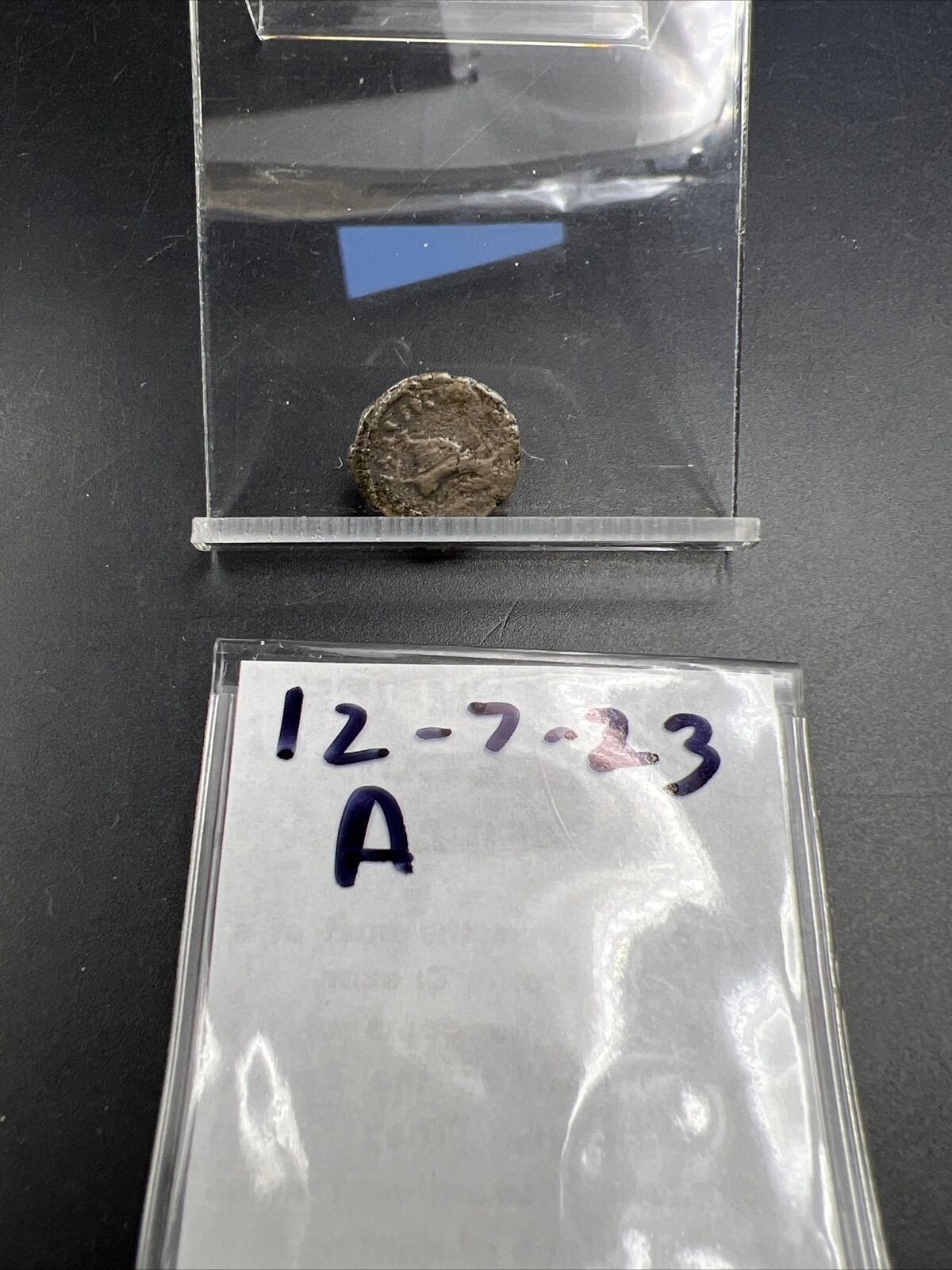 Ancient Roman Bronze Coin Circulated condition uncleaned - SKU #A12723A