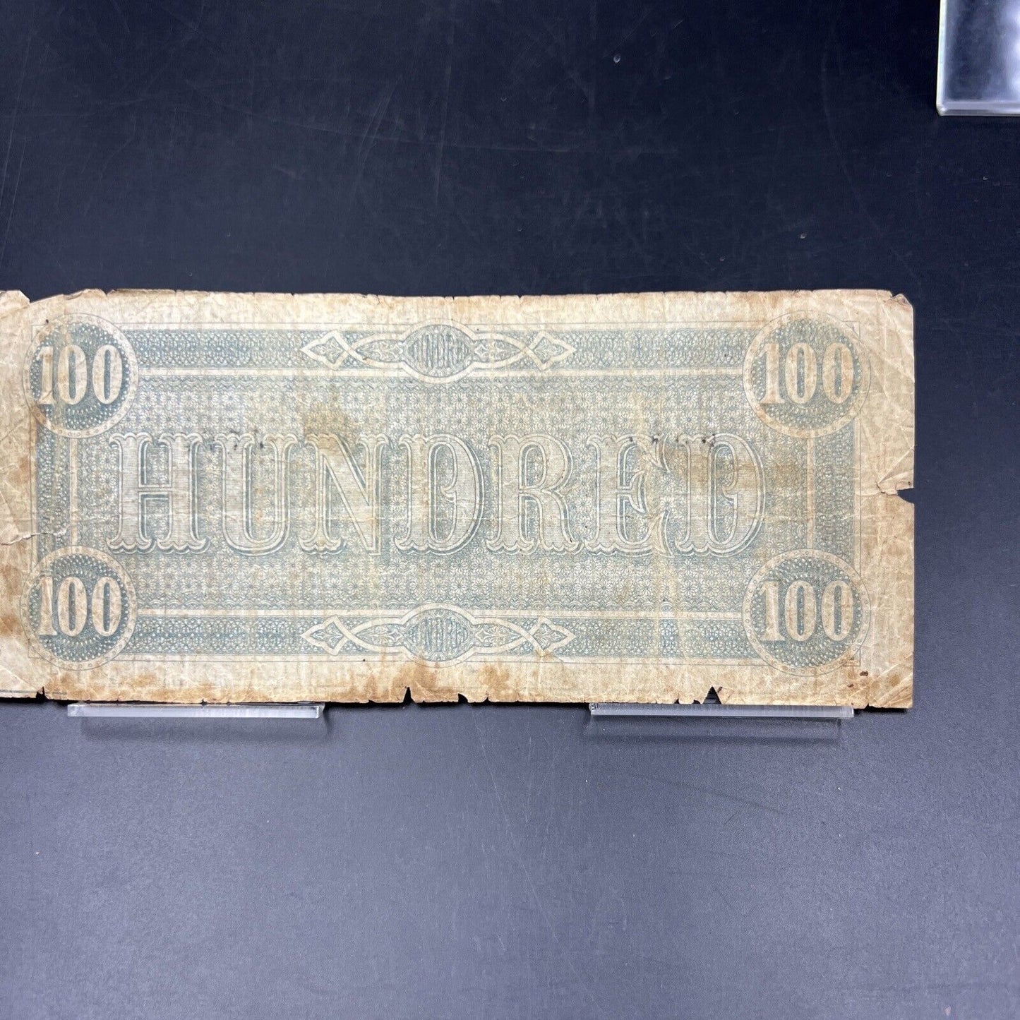 $100 1864 CONFEDERATE CURRENCY Richmond Hundred Dollar Bill #65249 February