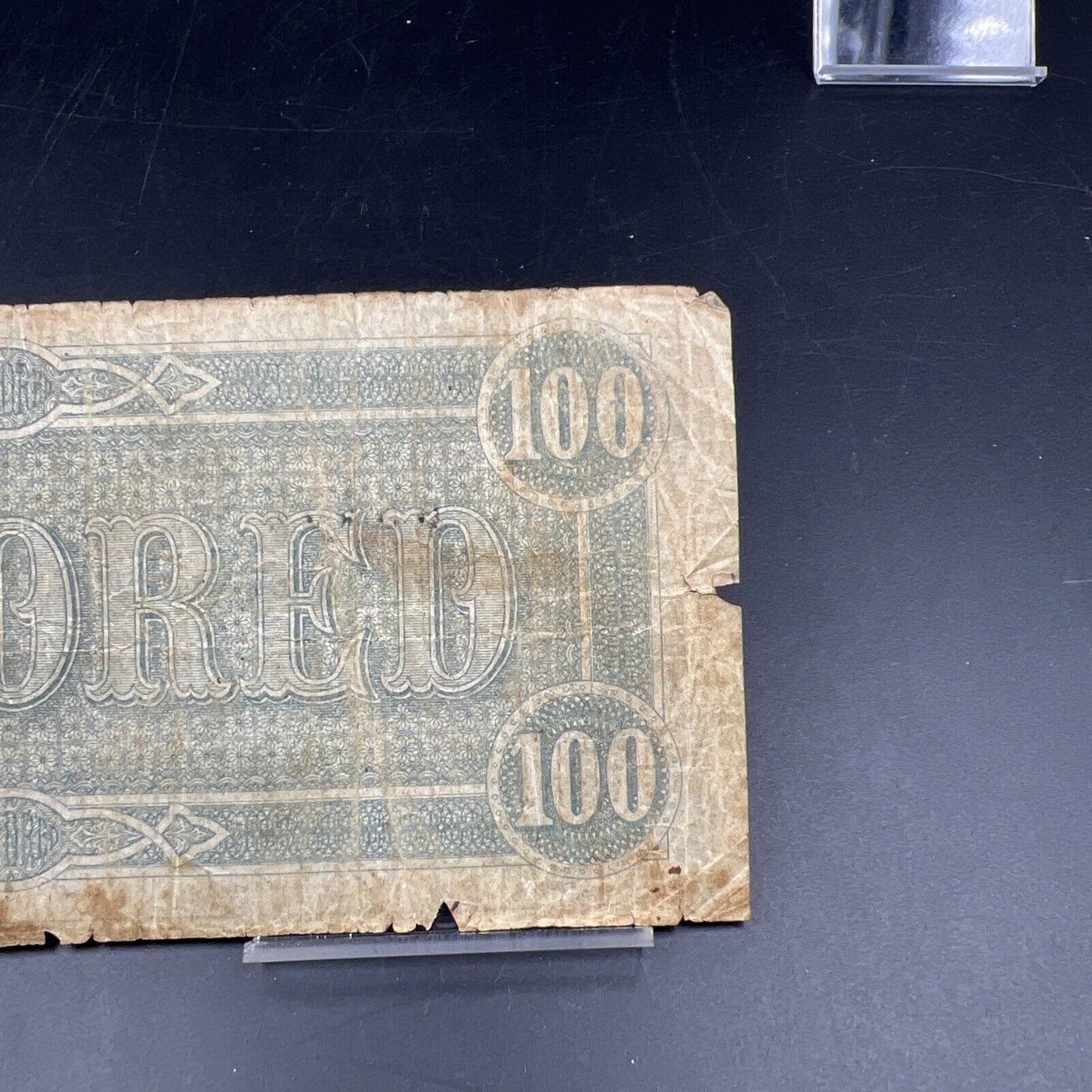 $100 1864 CONFEDERATE CURRENCY Richmond Hundred Dollar Bill #65249 February