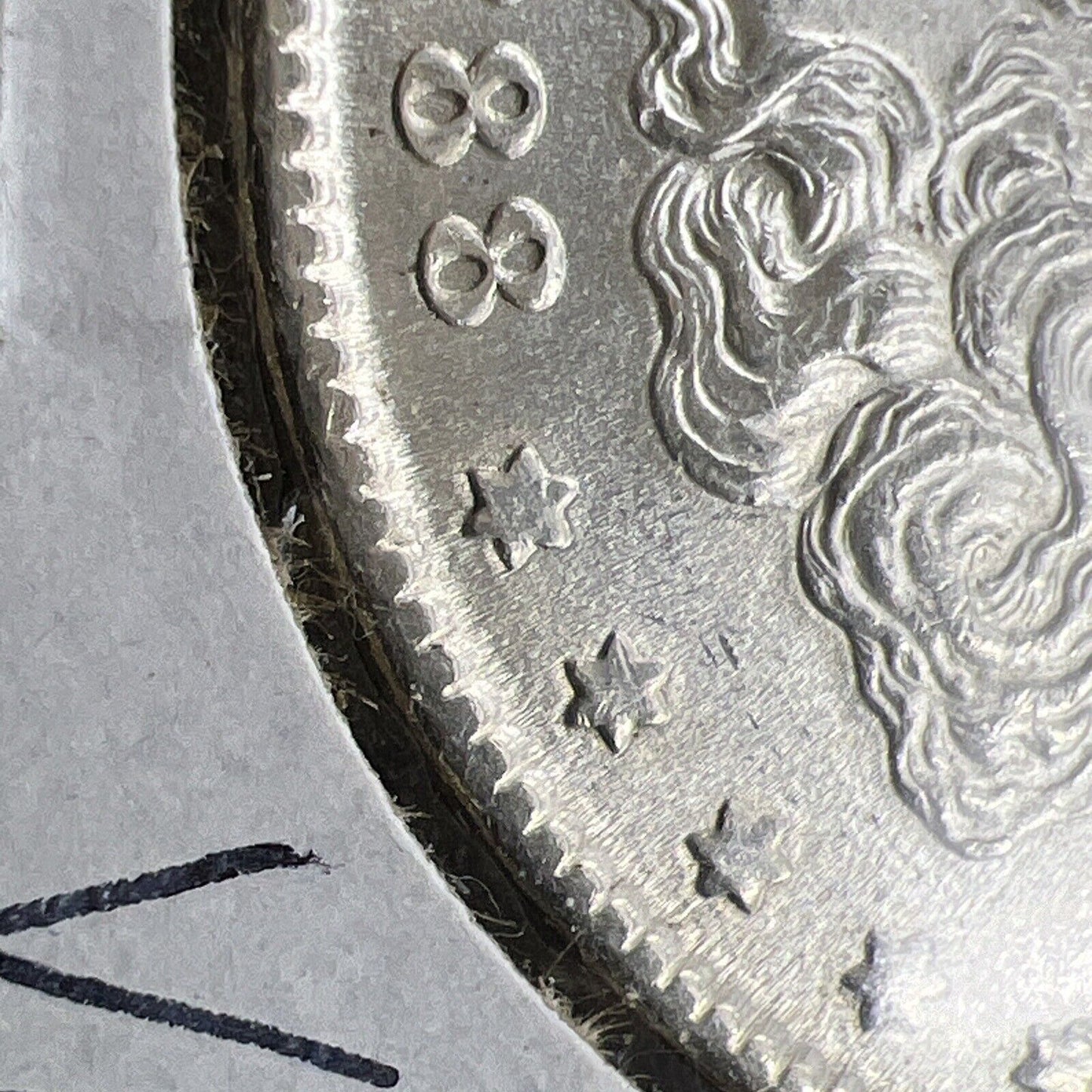 1888 P $1 Morgan Silver Dollar Coin VAM 11A Doubled Ear DDO & Die Clash BU UNC