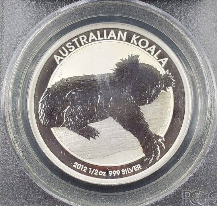 2012 P Australian Koala 1/2 Oz C Australia PCGS SP69 First Strike Flag Holder