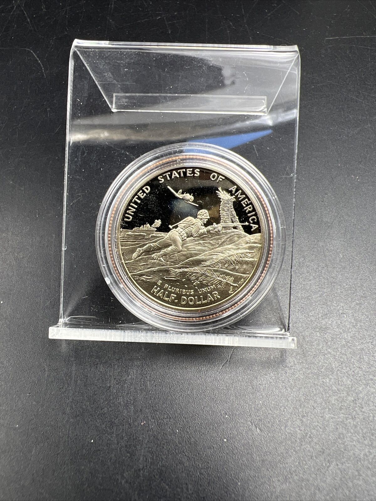 1995 P Gem Proof WW2 World War Two 2 - Commemorative Half Dollar in Capsule #B
