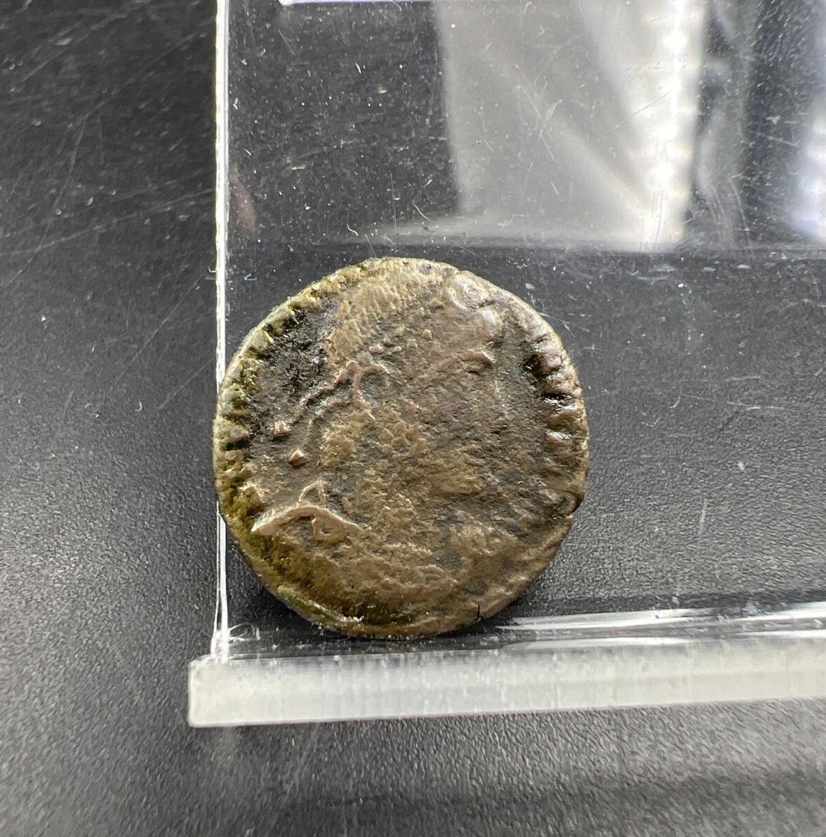 Ancient Roman Bronze Coin Circulated condition uncleaned - SKU #AD121423AD