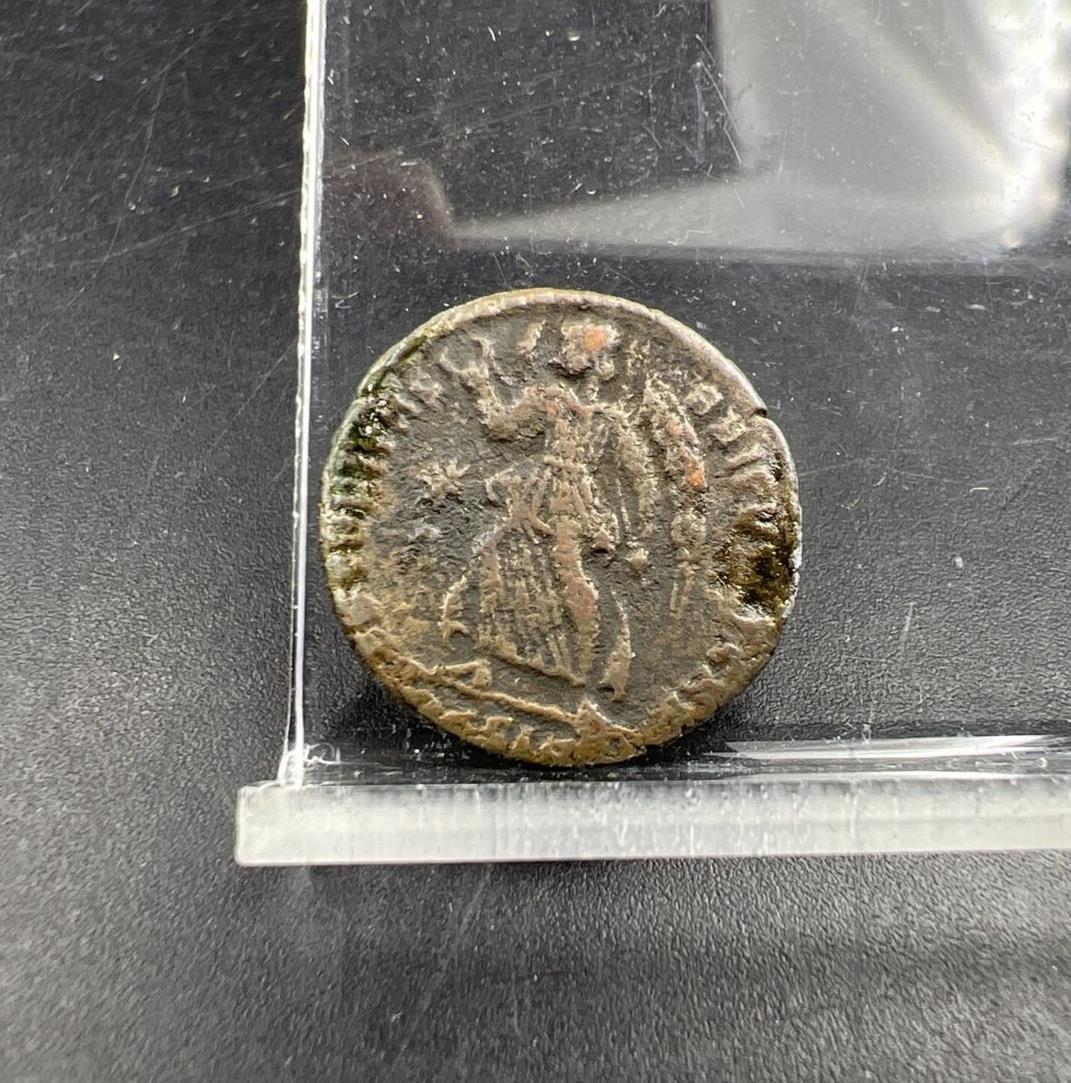 Ancient Roman Bronze Coin Circulated condition uncleaned - SKU #AD121423AD