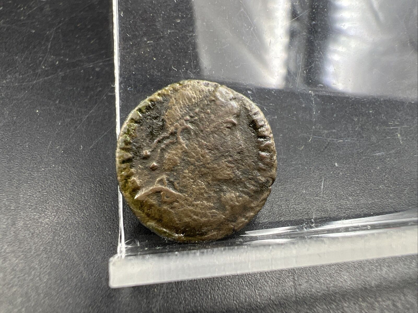 Ancient Roman Bronze Coin Circulated condition uncleaned - SKU #AD121423AD