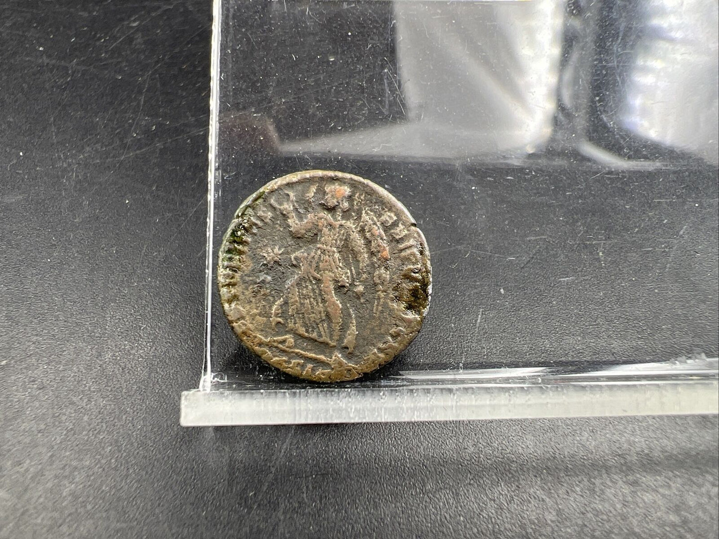 Ancient Roman Bronze Coin Circulated condition uncleaned - SKU #AD121423AD