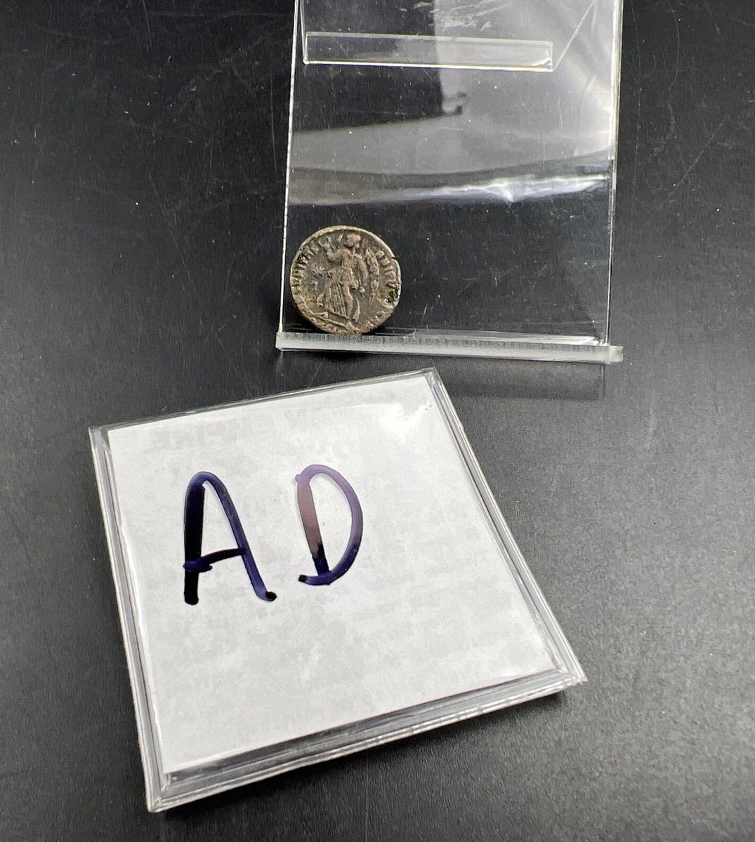 Ancient Roman Bronze Coin Circulated condition uncleaned - SKU #AD121423AD
