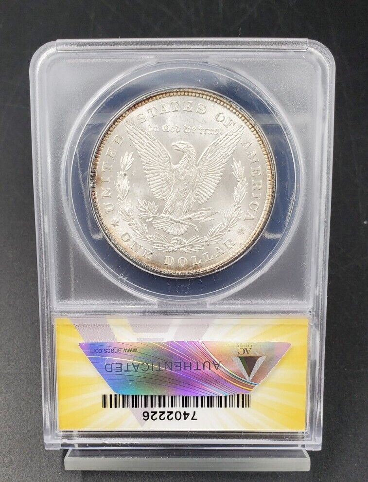1878 P 8TF Morgan Silver Dollar Variety Coin ANACS MS62 VAM-16 TDO OBV Triple *