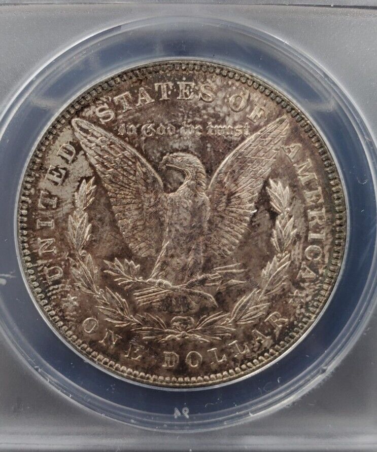 1878 P 7/8 TF VAM-39A Hitlist 40 $1 Morgan Dollar Variety ANACS MS62 BU UNC tone