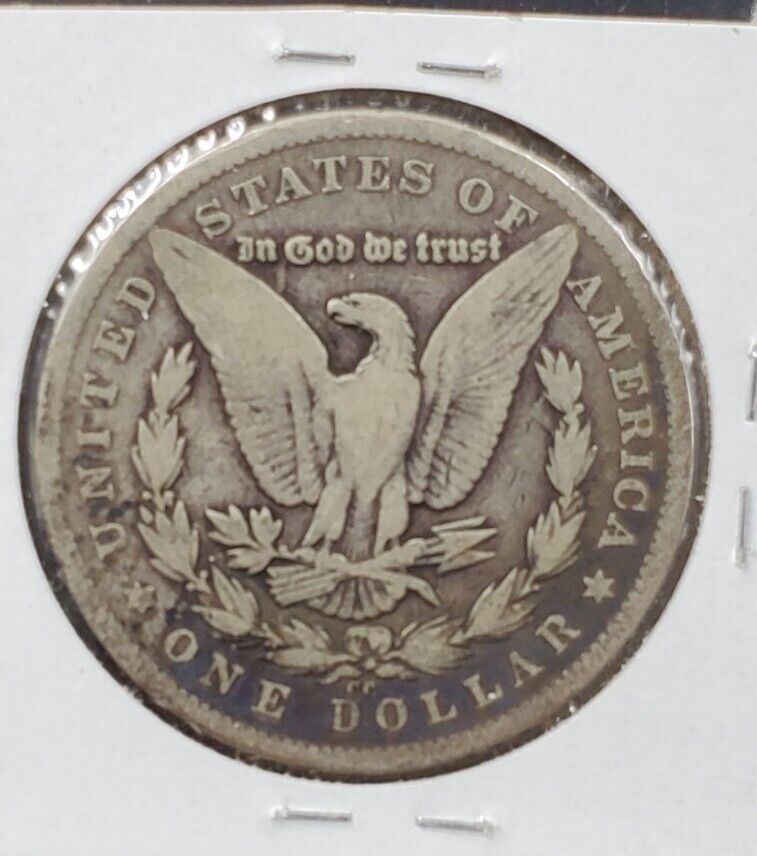 1879 CC Morgan Silver Eagle Dollar Coin Choice VG Very Good Circ