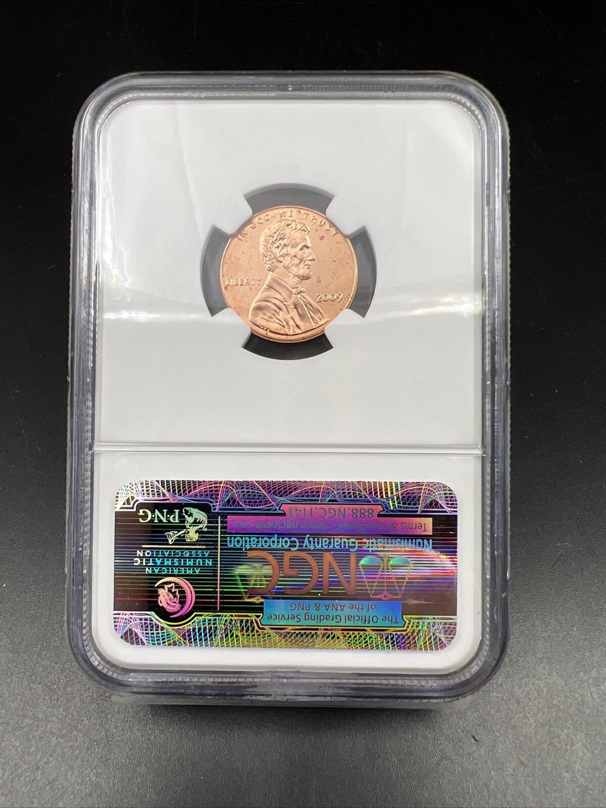 2009 Lincoln 1c Professional life 1c NGC Certified BU First Day Ceremony 38