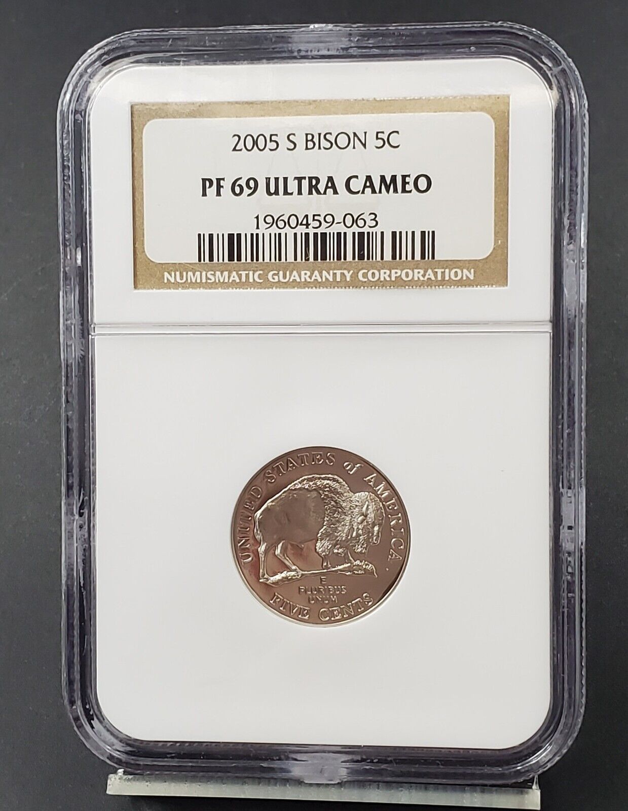 2005 S Bison Buffalo 5c Nickel Commemorative NGC PF69 Ultra Cameo #063