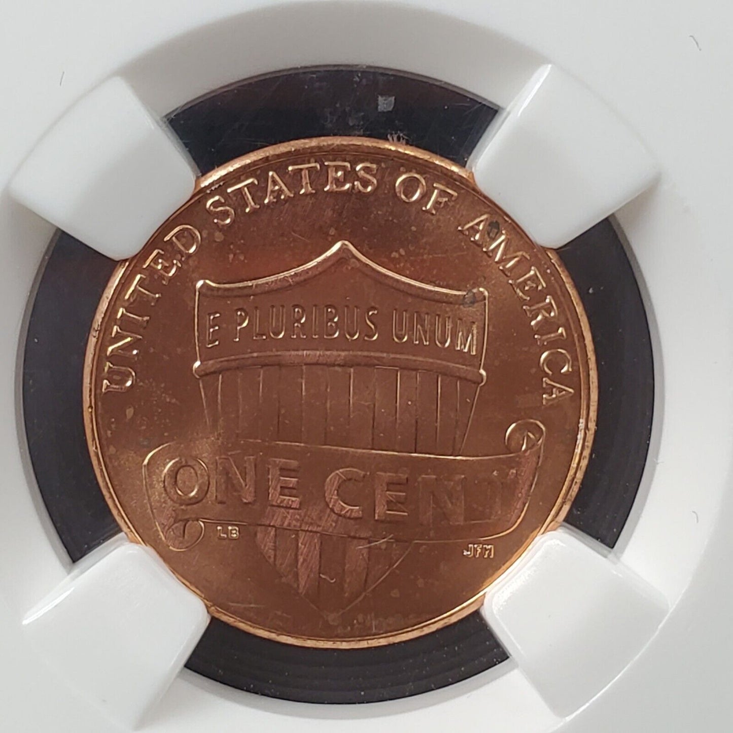 2010 P Union Shield Lincoln Cent NGC Brilliant Uncirculated Sample Slab
