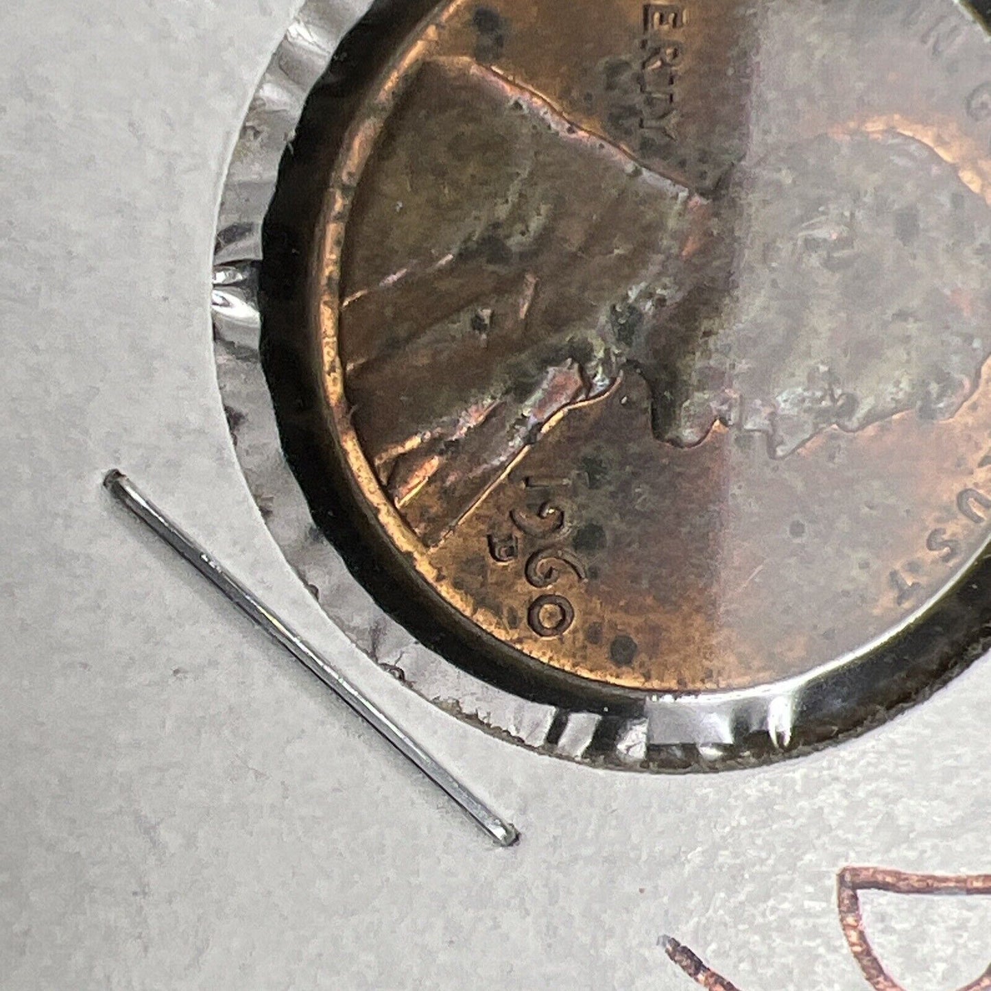 1960 D/D Lincoln Memorial Cent Penny Coin FS-502 RPM AU CIRC RB Variety