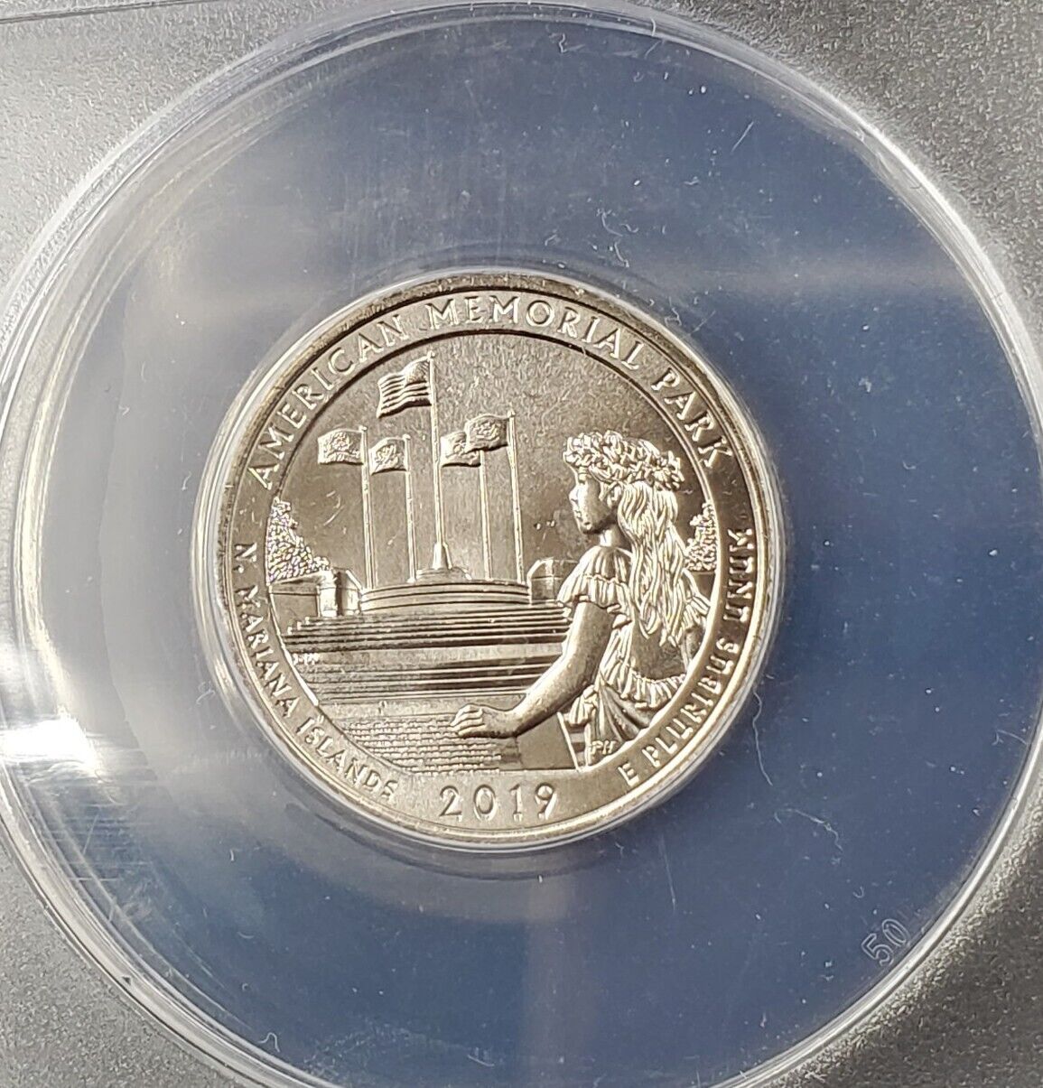 2019 W American Memorial Park National Park Quarter ANACS MS66 Early Discovery
